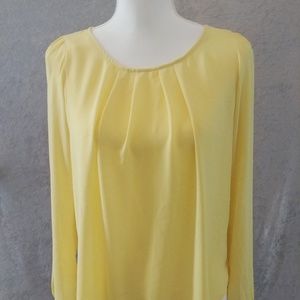 Yellow blouse stitchfix brand